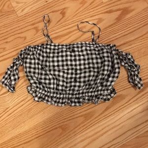 tank top with of the shoulder straps too